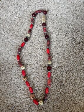 Unique Paper Beads Necklace